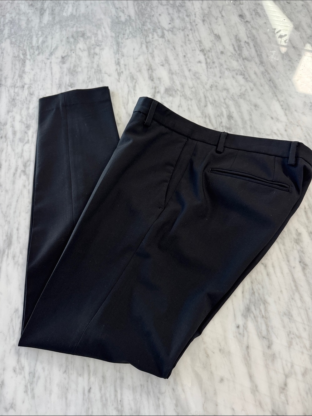 Zara Men's Black Tailored Dress Pants
